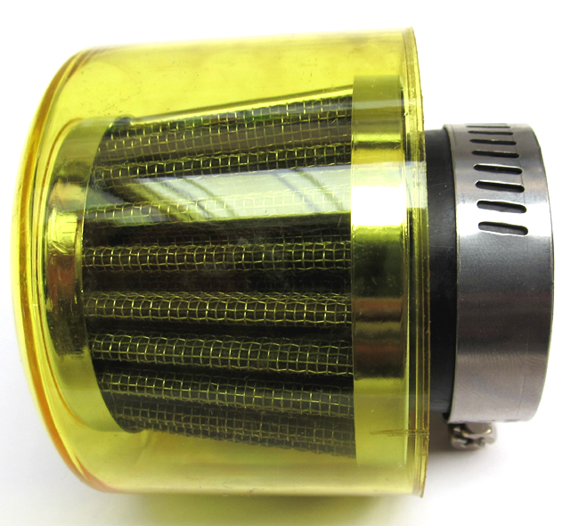 TOMOS/UNIVERSAL/PUCH MAXI Powerfilter 28/35mm yellow