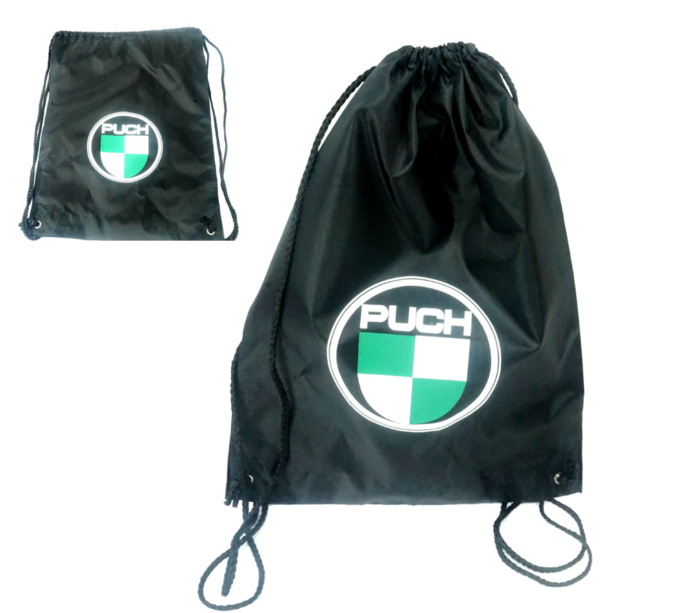 PUCH Backpack nylon Puch green - white - black 30 x 40 cm