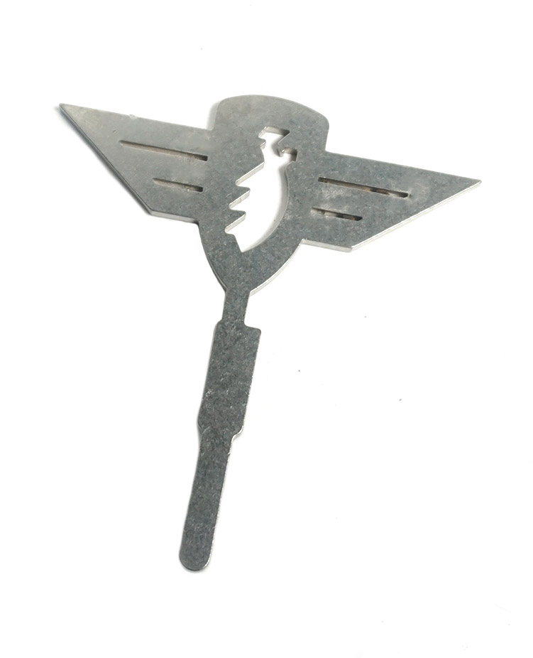 ZUNDAPP ZÜNDAPP Key in brushed stainless steel 515-16.939