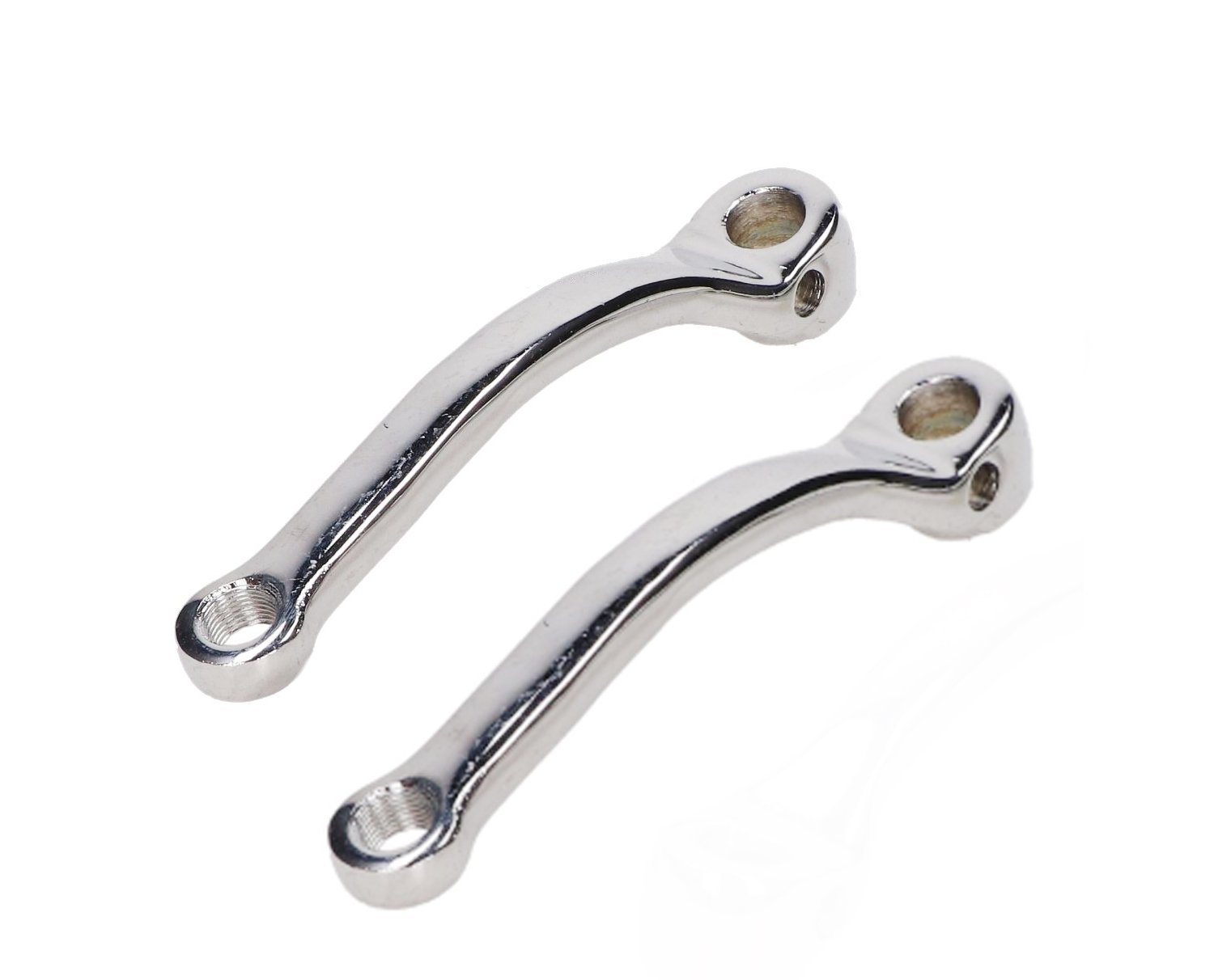 PUCH MAXI SACHS UNIVERSAL crank set puch maxi left / right chrome shaft - thread 155 mm 9/16 overall length crank 178 mm